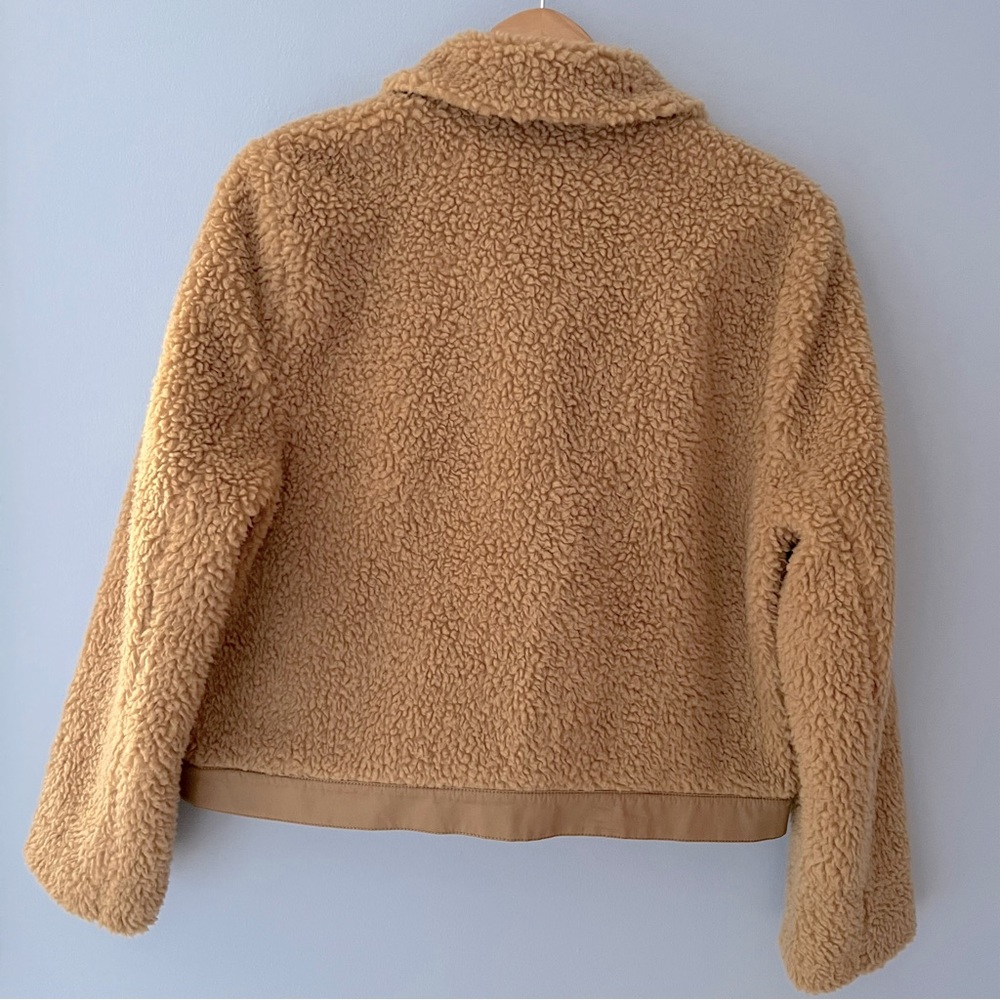 Madewell Sherpa Portland Jacket - Distant Sand Melange - Picture 5 of 9